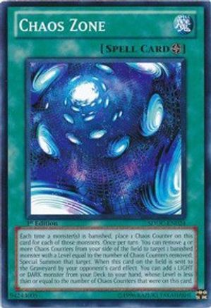 Chaos Zone (Common) (SDDC-EN024) - Structure Deck: Dragons Collide Unlimited