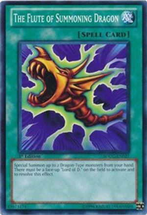 The Flute of Summoning Dragon (Common) (SDDC-EN027) - Structure Deck: Dragons Collide Unlimited
