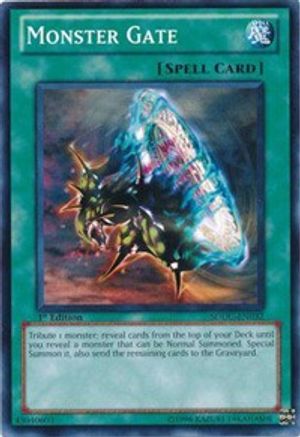 Monster Gate (Common) (SDDC-EN032) - Structure Deck: Dragons Collide Unlimited