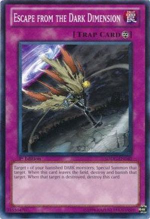 Escape from the Dark Dimension (Common) (SDDC-EN040) - Structure Deck: Dragons Collide 1st Edition