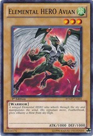 Elemental HERO Avian (Common) (RYMP-EN001) - Ra Yellow Mega Pack 1st Edition