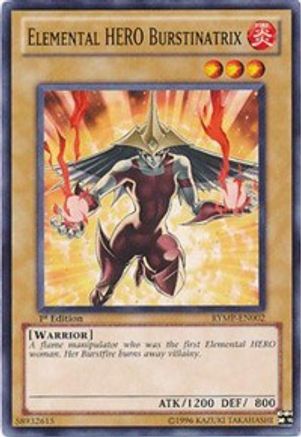 Elemental HERO Burstinatrix (Common) (RYMP-EN002) - Ra Yellow Mega Pack 1st Edition