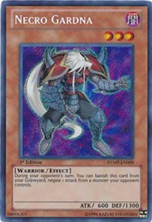 Necro Gardna (Secret Rare) (RYMP-EN009) - Ra Yellow Mega Pack Unlimited