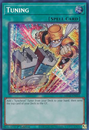 Tuning (Alternate Art) (Prismatic Secret Rare) (MP24-EN055) - 25th Anniversary Tin: Dueling Mirrors 1st Edition