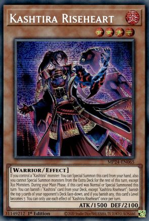 Kashtira Riseheart (Prismatic Secret Rare) (MP24-EN065) - 25th Anniversary Tin: Dueling Mirrors 1st Edition