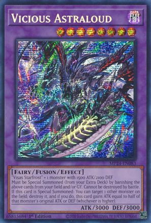 Vicious Astraloud (Prismatic Secret Rare) (MP24-EN083) - 25th Anniversary Tin: Dueling Mirrors 1st Edition