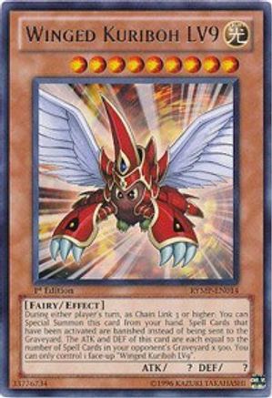 Winged Kuriboh LV9 (Rare) (RYMP-EN014) - Ra Yellow Mega Pack 1st Edition