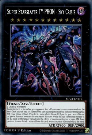 Super Starslayer TY-PHON - Sky Crisis (Prismatic Secret Rare) (MP24-EN119) - 25th Anniversary Tin: Dueling Mirrors 1st Edition