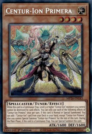 Centur-Ion Primera (Prismatic Secret Rare) (MP24-EN143) - 25th Anniversary Tin: Dueling Mirrors 1st Edition