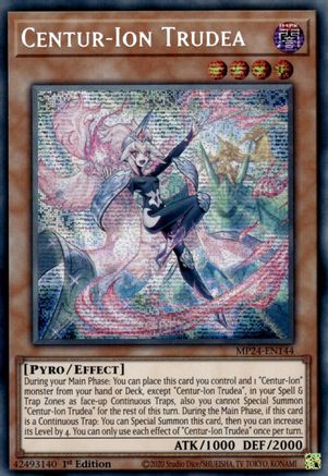 Centur-Ion Trudea (Prismatic Secret Rare) (MP24-EN144) - 25th Anniversary Tin: Dueling Mirrors 1st Edition