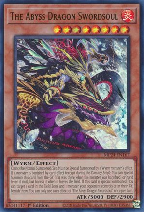 The Abyss Dragon Swordsoul (Ultra Rare) (MP24-EN167) - 25th Anniversary Tin: Dueling Mirrors 1st Edition