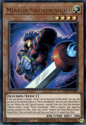 Mirror Swordknight (Ultra Rare) (MP24-EN208) - 25th Anniversary Tin: Dueling Mirrors 1st Edition