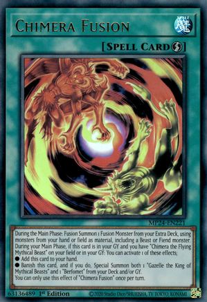 Chimera Fusion (Ultra Rare) (MP24-EN221) - 25th Anniversary Tin: Dueling Mirrors 1st Edition