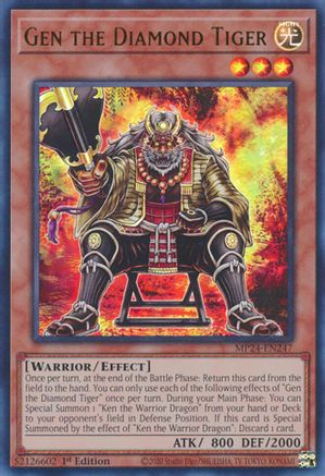 Gen the Diamond Tiger (Ultra Rare) (MP24-EN247) - 25th Anniversary Tin: Dueling Mirrors 1st Edition