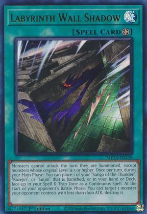 Labyrinth Wall Shadow (Ultra Rare) (MP24-EN259) - 25th Anniversary Tin: Dueling Mirrors 1st Edition