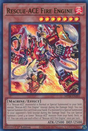 Rescue-ACE Fire Engine (Ultra Rare) (MP24-EN281) - 25th Anniversary Tin: Dueling Mirrors 1st Edition