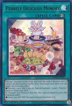 Purrely Delicious Memory (Ultra Rare) (MP24-EN291) - 25th Anniversary Tin: Dueling Mirrors 1st Edition