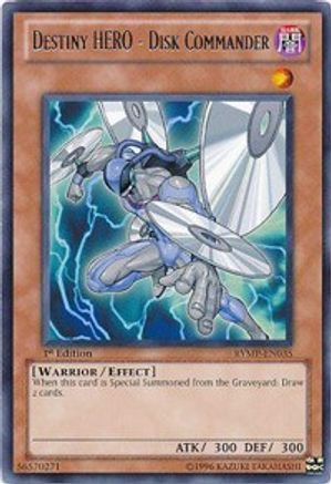 Destiny HERO - Disk Commander (Rare) (RYMP-EN035) - Ra Yellow Mega Pack Unlimited