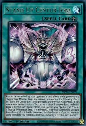 Stand Up Centur-Ion! (Ultra Rare) (MP24-EN299) - 25th Anniversary Tin: Dueling Mirrors 1st Edition