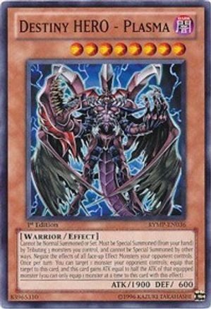 Destiny HERO - Plasma (Common) (RYMP-EN036) - Ra Yellow Mega Pack 1st Edition