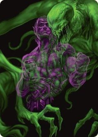 Tyvar, the Pummeler Art Card (ASDSK-041) [Art Series: Duskmourn: House of Horror]