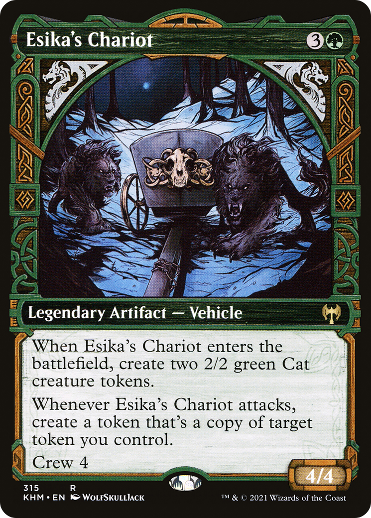 Esika's Chariot (Showcase) (KHM-315) [Kaldheim] Foil