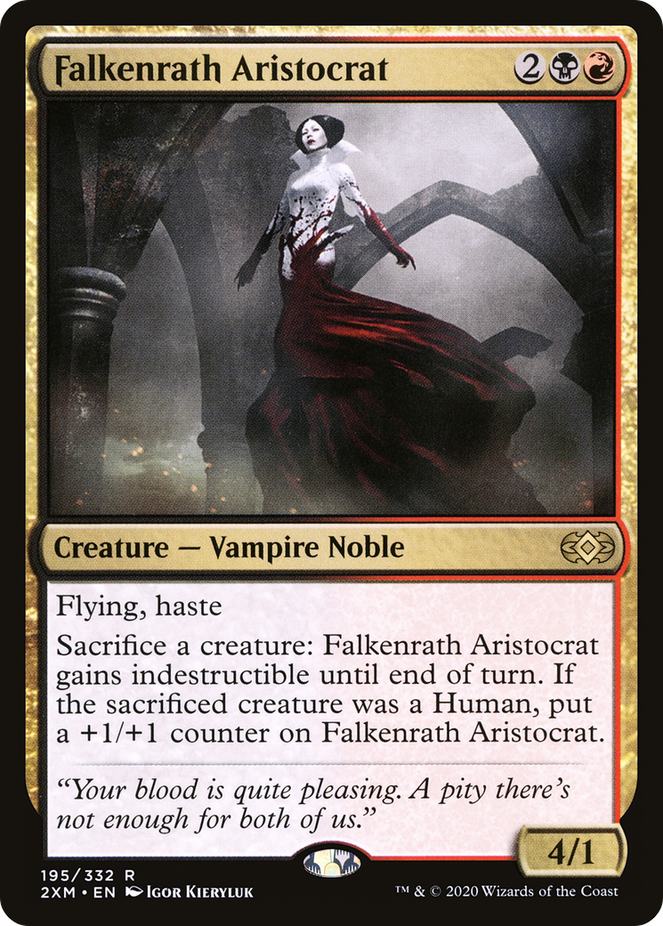 Falkenrath Aristocrat (2XM-195) [Double Masters] Foil