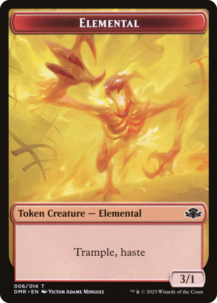 Elemental (TDMR-006) [Dominaria Remastered Tokens]