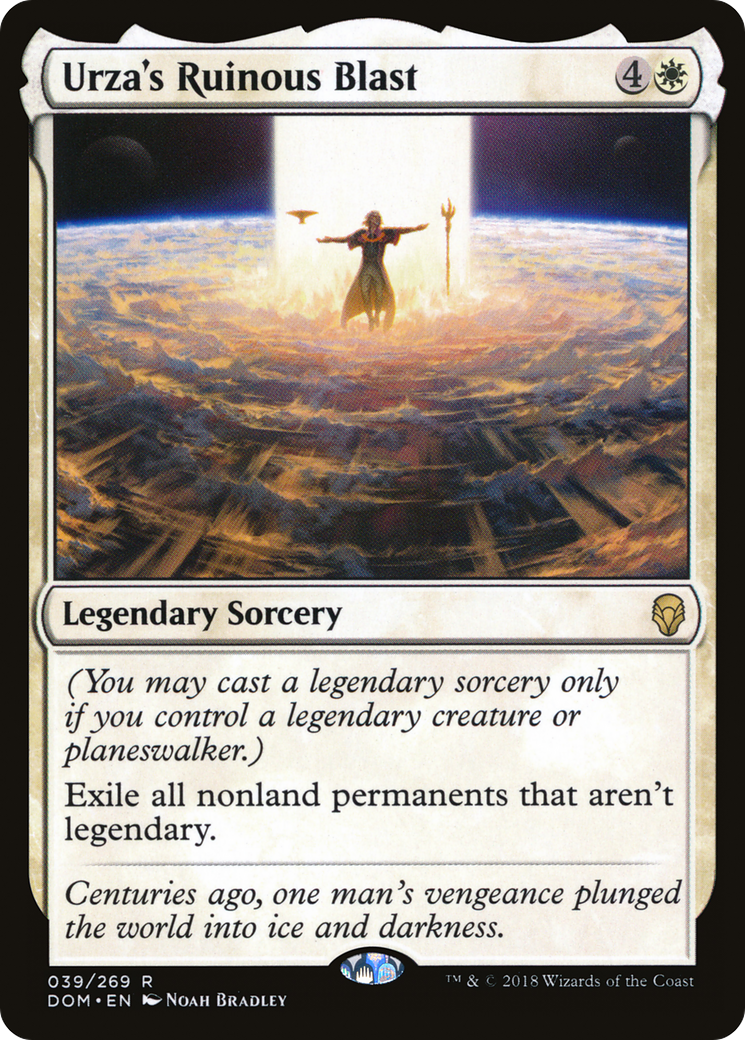 Urza's Ruinous Blast (DOM-039) [Dominaria] Foil