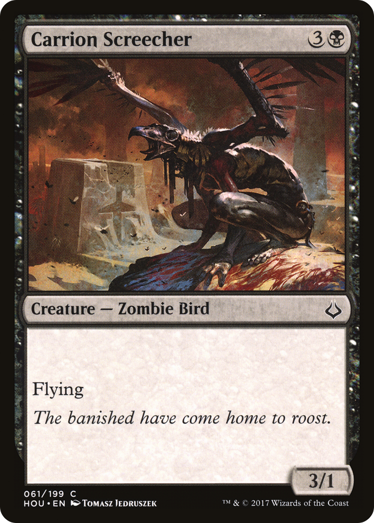 Carrion Screecher (HOU-061) [Hour of Devastation] Foil