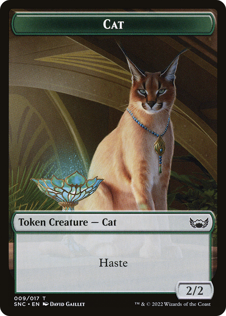 Cat (TSNC-009) [Streets of New Capenna Tokens]