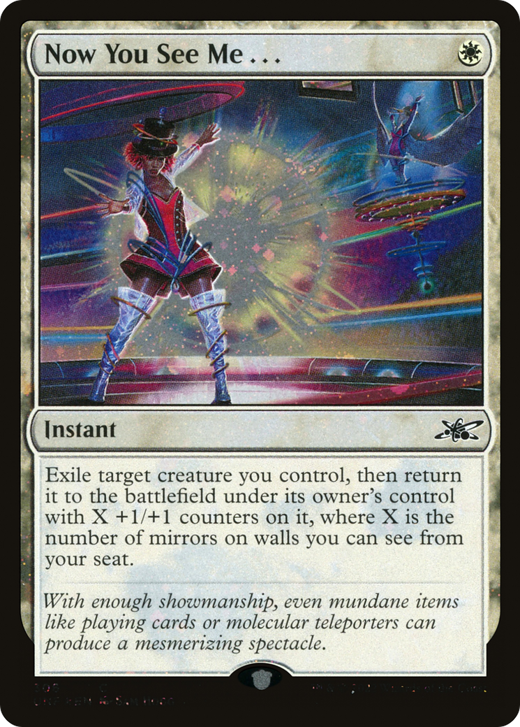 Now You See Me... (Galaxy Foil) (UNF-306) [Unfinity] Foil