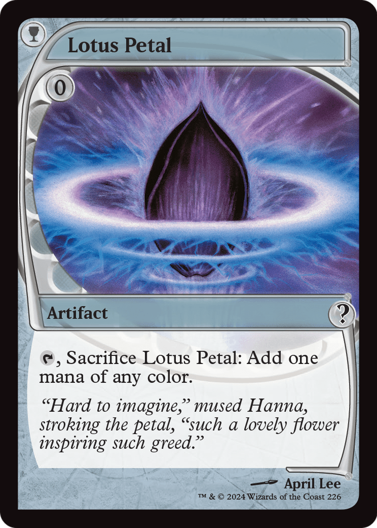Lotus Petal (Future Sight) (MB2-226) [Mystery Booster 2] Foil