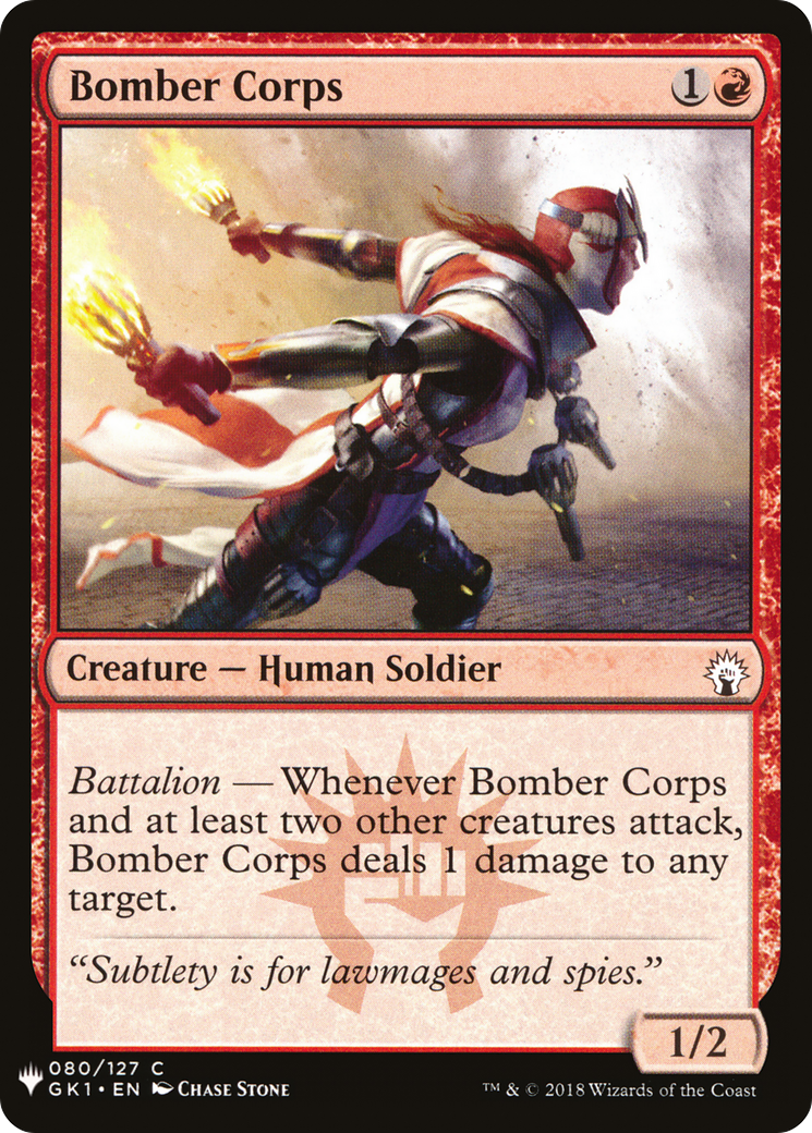 Bomber Corps (LIST-080) [The List]
