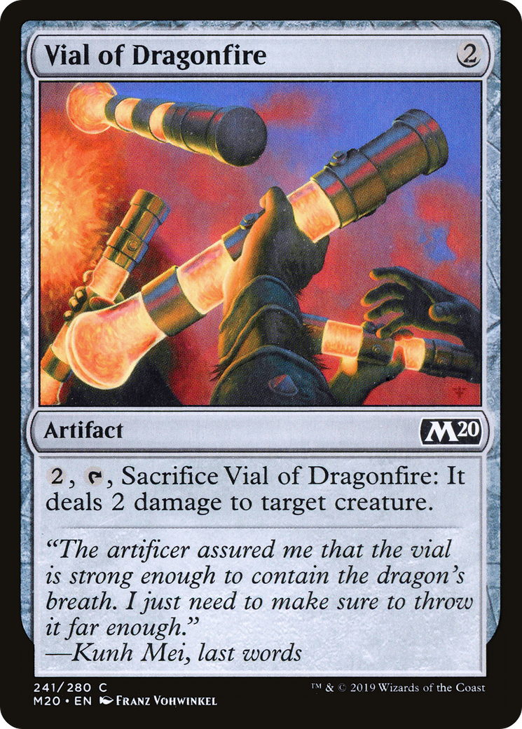 Vial of Dragonfire (M20-241) [Core Set 2020] Foil