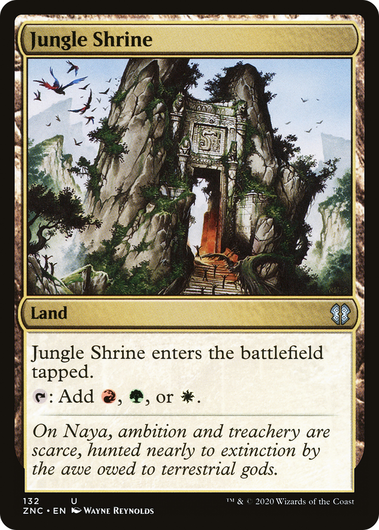 Jungle Shrine (ZNC-132) [Zendikar Rising Commander]