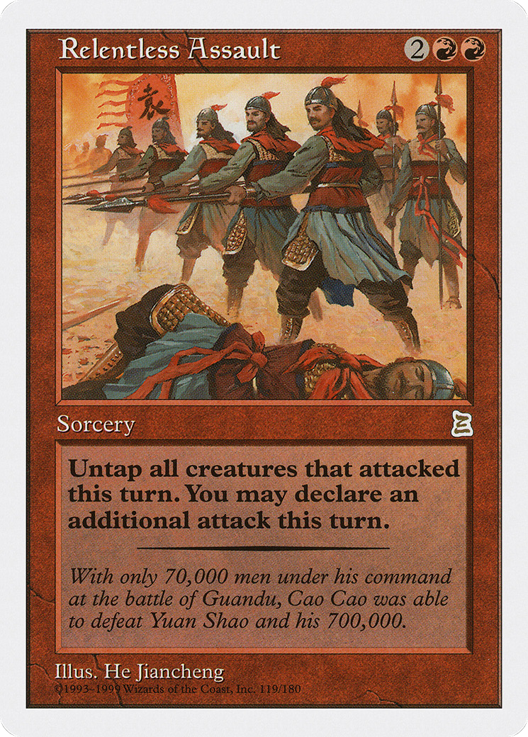 Relentless Assault (PTK-119) [Portal Three Kingdoms]