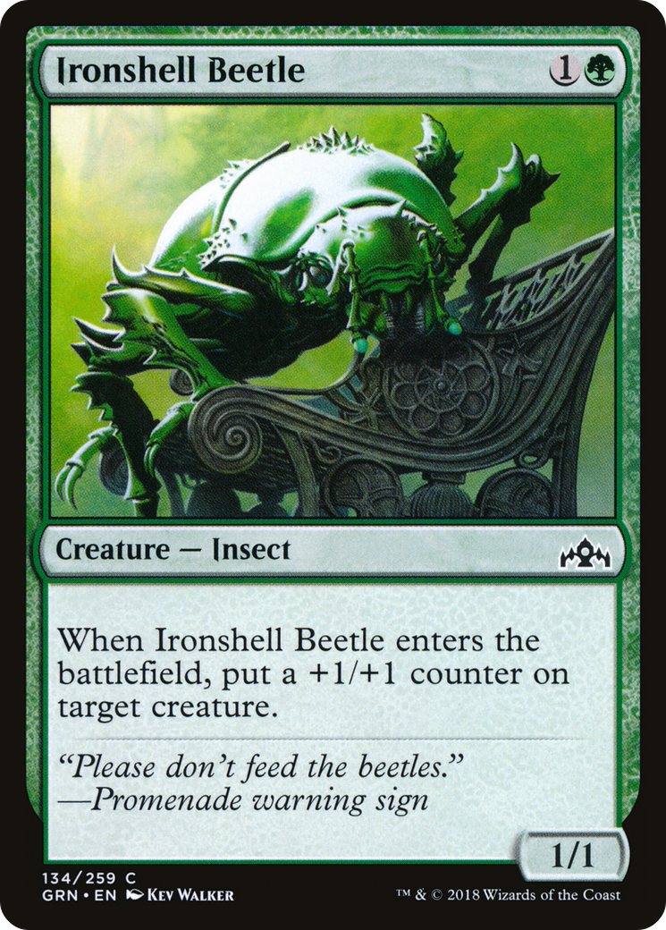Ironshell Beetle (GRN-134) [Guilds of Ravnica]