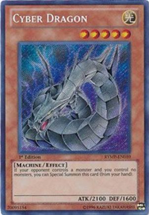 Cyber Dragon (Secret Rare) (RYMP-EN059) - Ra Yellow Mega Pack 1st Edition