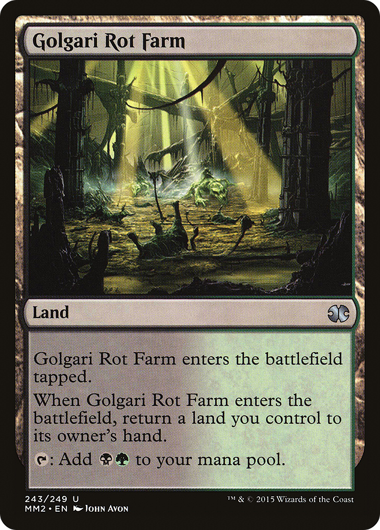 Golgari Rot Farm (MM2-243) [Modern Masters 2015] Foil