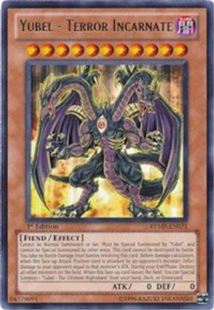 Yubel - Terror Incarnate (Rare) (RYMP-EN071) - Ra Yellow Mega Pack 1st Edition