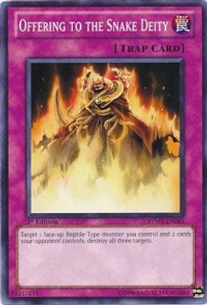 Offering to the Snake Deity (Common) (RYMP-EN085) - Ra Yellow Mega Pack Unlimited