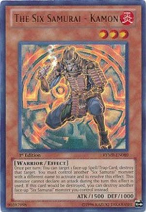 The Six Samurai - Kamon (Ultra Rare) (RYMP-EN089) - Ra Yellow Mega Pack Unlimited