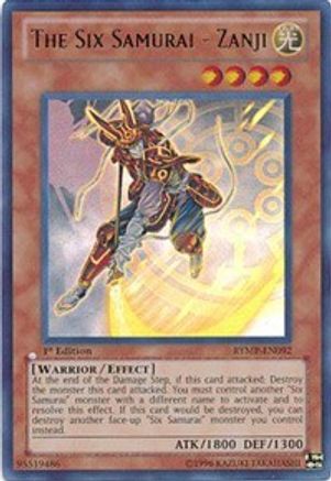 The Six Samurai - Zanji (Ultra Rare) (RYMP-EN092) - Ra Yellow Mega Pack 1st Edition