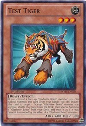 Test Tiger (Common) (RYMP-EN098) - Ra Yellow Mega Pack 1st Edition