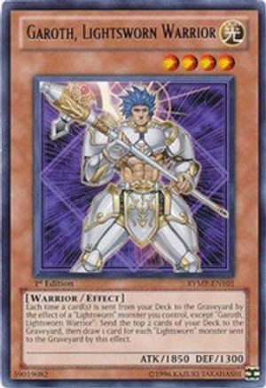 Garoth, Lightsworn Warrior (Rare) (RYMP-EN101) - Ra Yellow Mega Pack 1st Edition