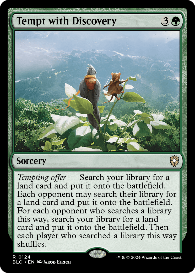 Tempt with Discovery (BLC-124) [Bloomburrow Commander]