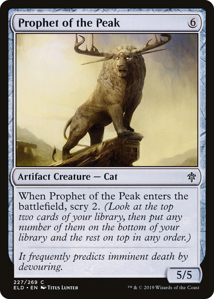 Prophet of the Peak (ELD-227) [Throne of Eldraine]