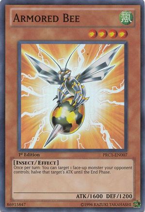 Armored Bee (Super Rare) (PRC1-EN007) - 2012 Premium Collection Tin 1st Edition