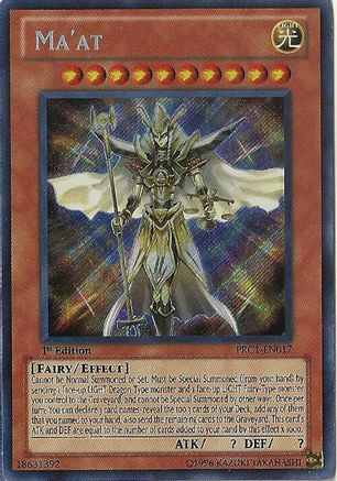 Ma'at (Secret Rare) (PRC1-EN017) - 2012 Premium Collection Tin 1st Edition